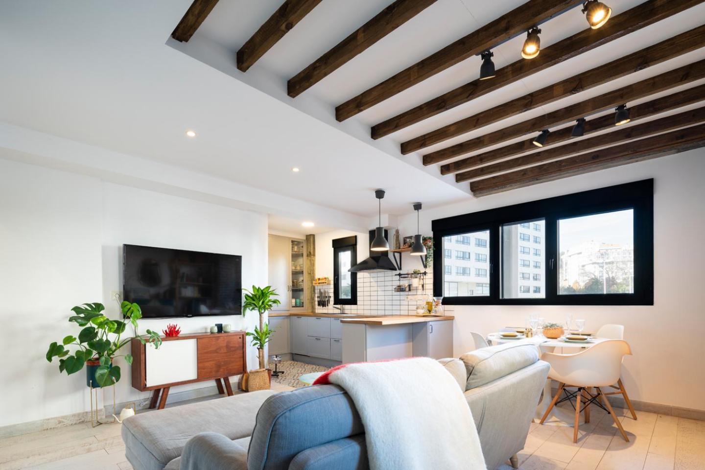Duplex De Diseno Cerca De Riazor Apartment โอโกรูญา ภายนอก รูปภาพ